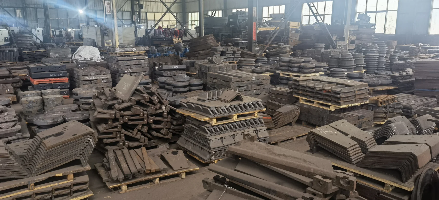 Finished cast components for industrial applications